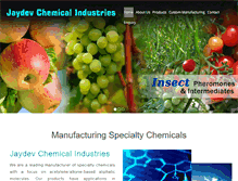 Tablet Screenshot of jaydevchemicals.com